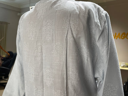 Womens Casual Round - Neck Straight Cotton Kurta - M Size