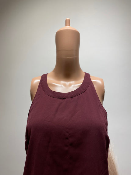 Women's Casual Maroon Top - M Size