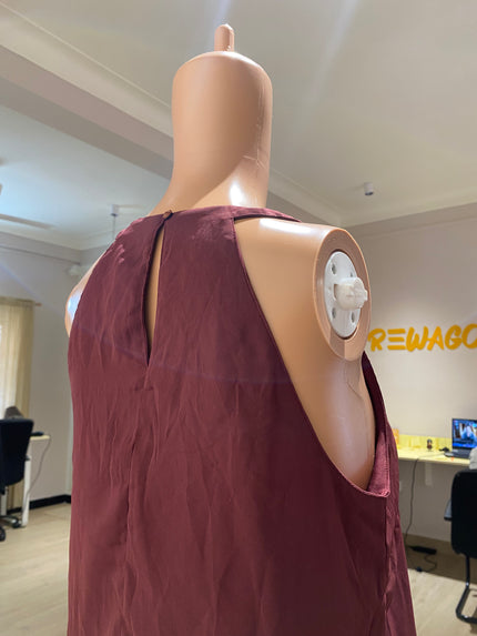 Women's Casual Maroon Top - M Size