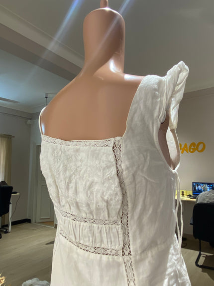 Women's Casual White Dress - M Size