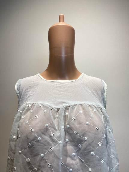 Women's Casual White Top - M Size