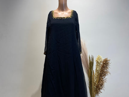 DIPALI Women's Ethnic Black Kurta - M Size
