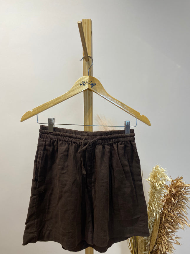 OZISS Women's Casual Brown Shorts - S Size