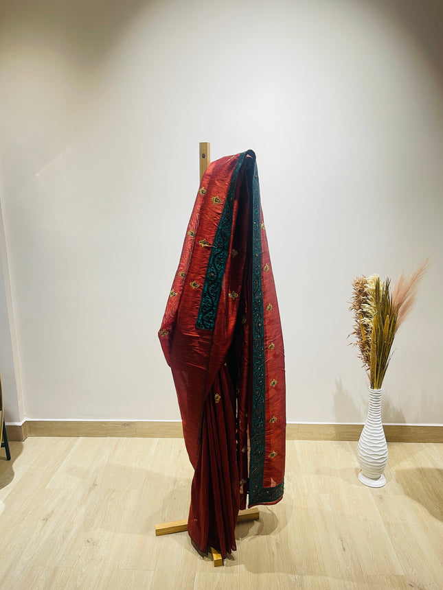 Women's DESIGNER DELTA FANCY TIKLI SAREE