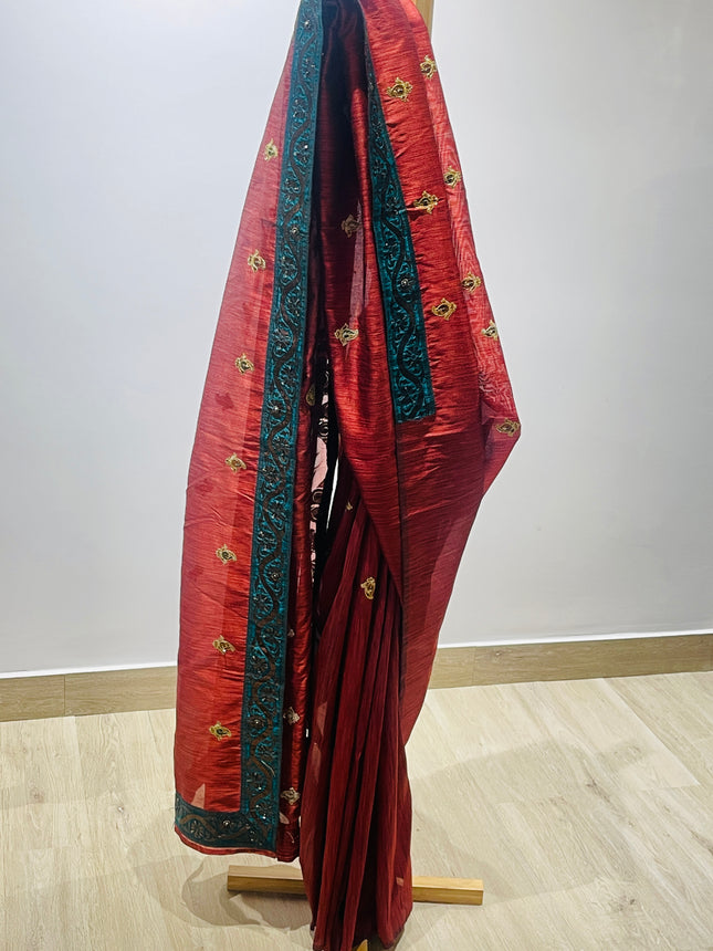 Women's DESIGNER DELTA FANCY TIKLI SAREE