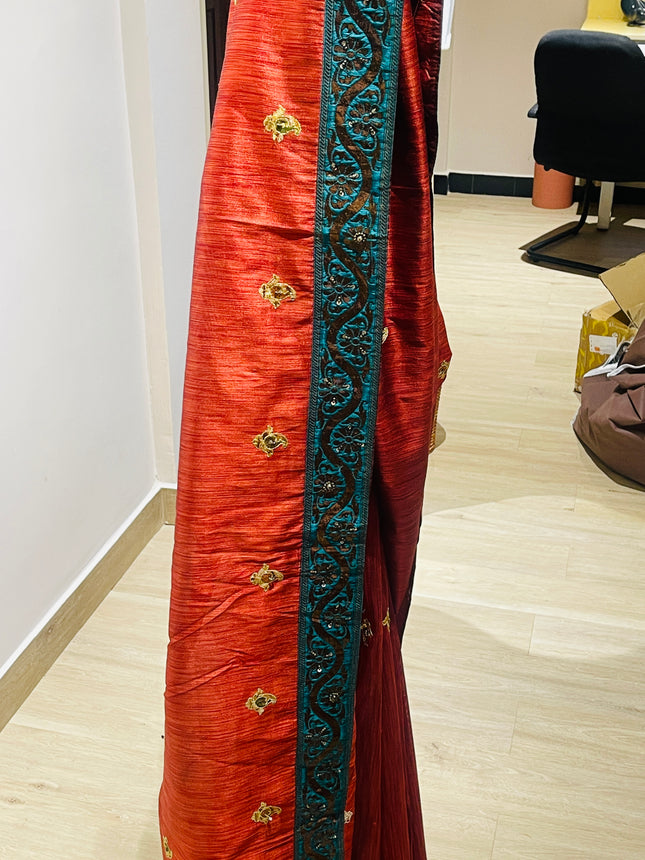 Women's DESIGNER DELTA FANCY TIKLI SAREE