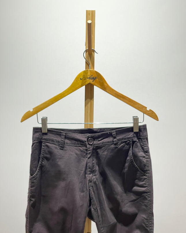 Hey! Womens Slim-Fit Dark Brown Pants - S Size