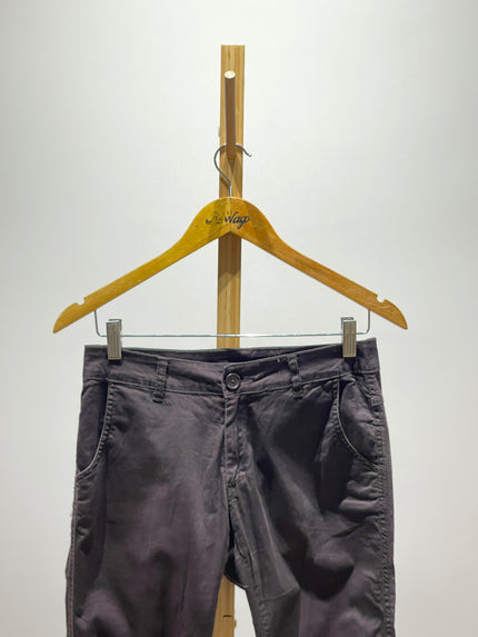 Hey! Womens Slim-Fit Dark Brown Pants - S Size