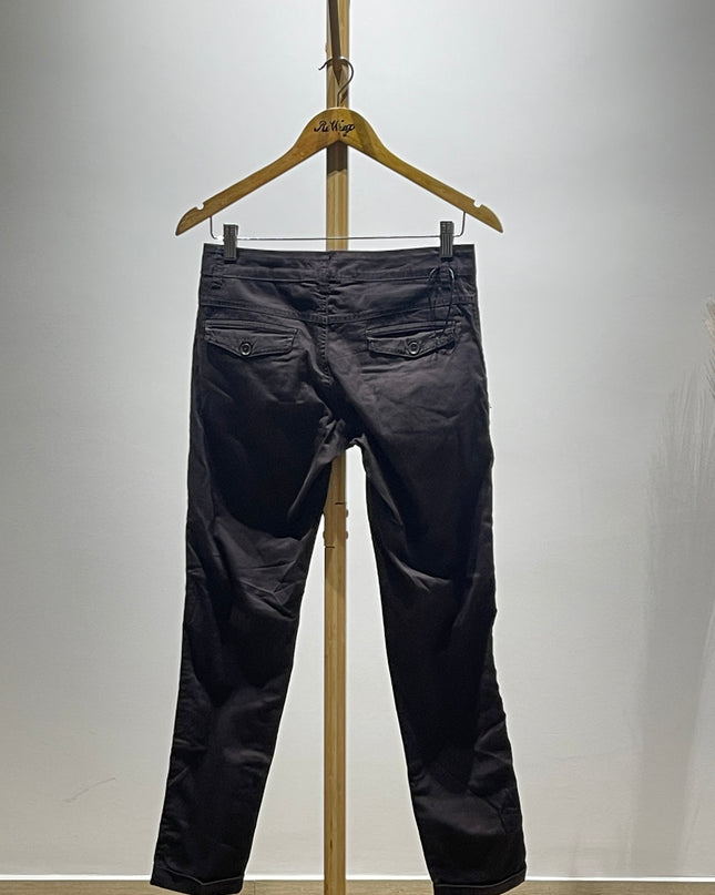 Hey! Womens Slim-Fit Dark Brown Pants - S Size