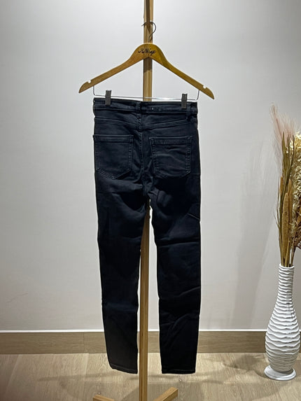 MANGO Women Black Skinny Fit High-Rise Stretchable Jeans - S Size