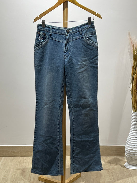 J/D Women Boyfriend High Rise Blue Jeans - M Size