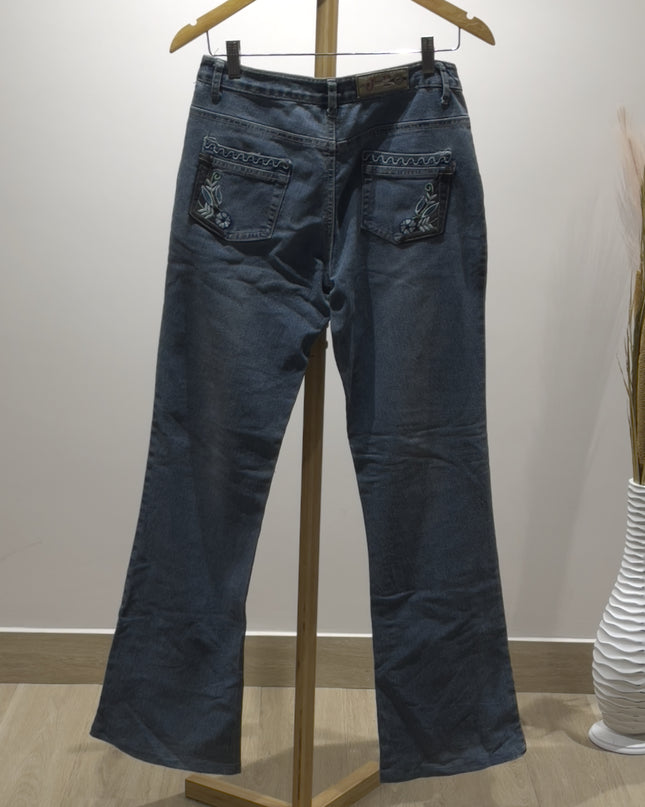 J/D Women Boyfriend High Rise Blue Jeans - M Size