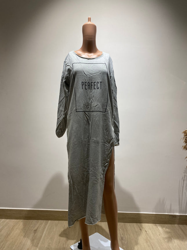 EVAH Women's Casual Gray Top - L Size