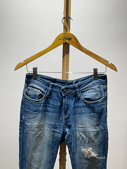 Womens Slim Fit Ripped Jeans - S Size