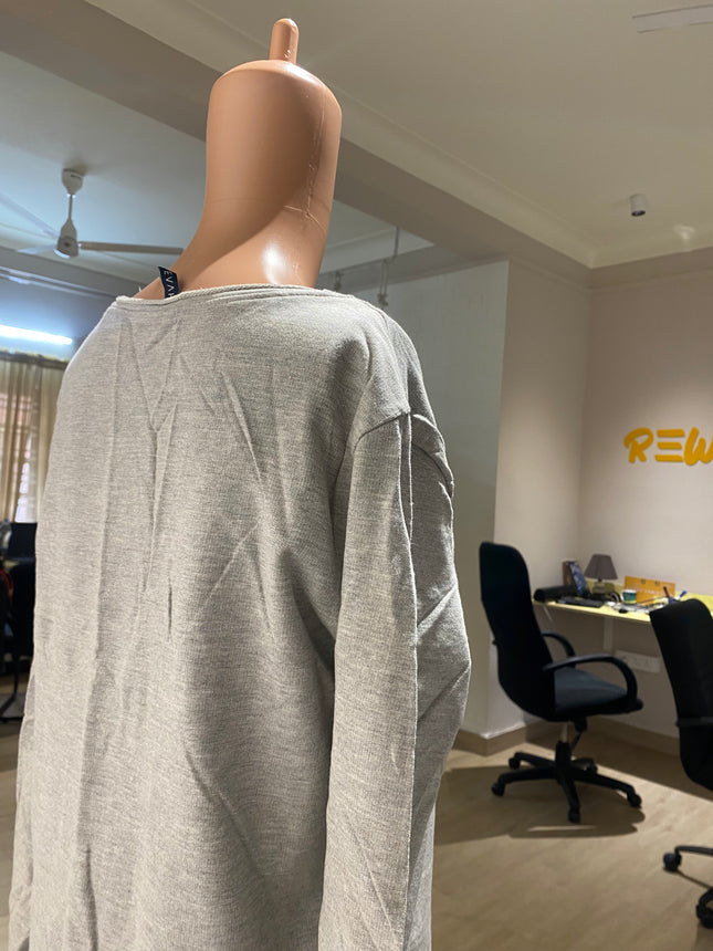 EVAH Women's Casual Gray Top - L Size