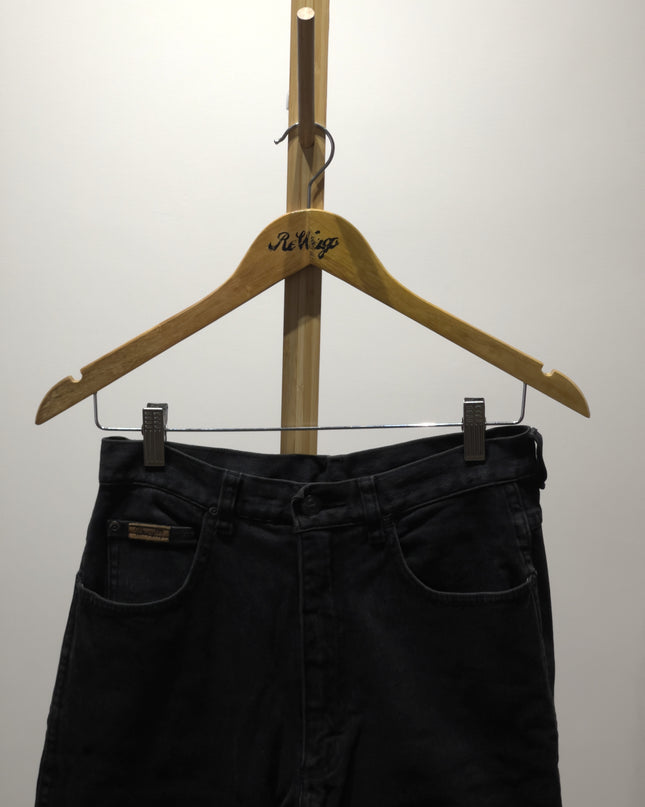 Wrangler Womens Relaxed Fit Casual Black Jeans - S Size