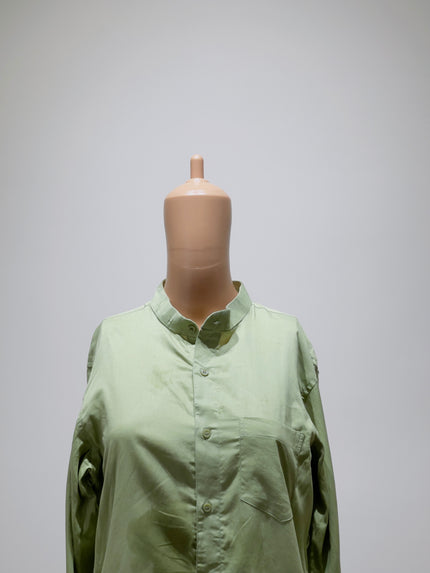 Women's  Regular Fit Green Shirt - M Size