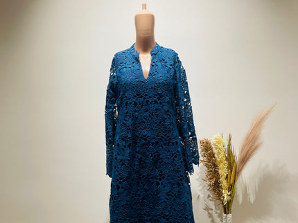 Women's Causal Blue Gown - M Size