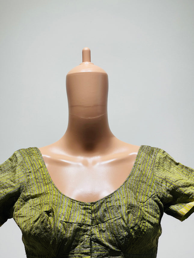 Women's Casual Green Blouse - M Size