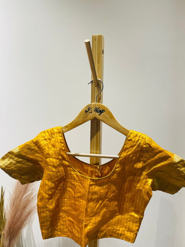 Women's Casual Yellow Blouse - S Size