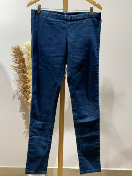 CottonWorld Womens Stretchable Slim-Fit Dark Blue Jeans M Size