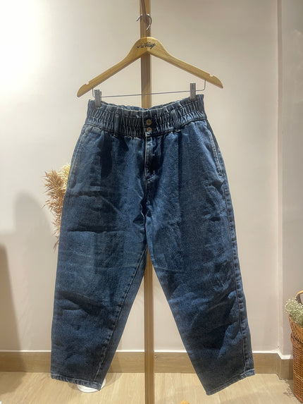 NOUN Women's Casual Dark Blue Jeans - M Size
