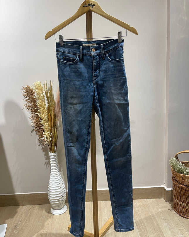 LEVI STRAUSS & CO. Skinny Fit Blue Jeans - XXS Size