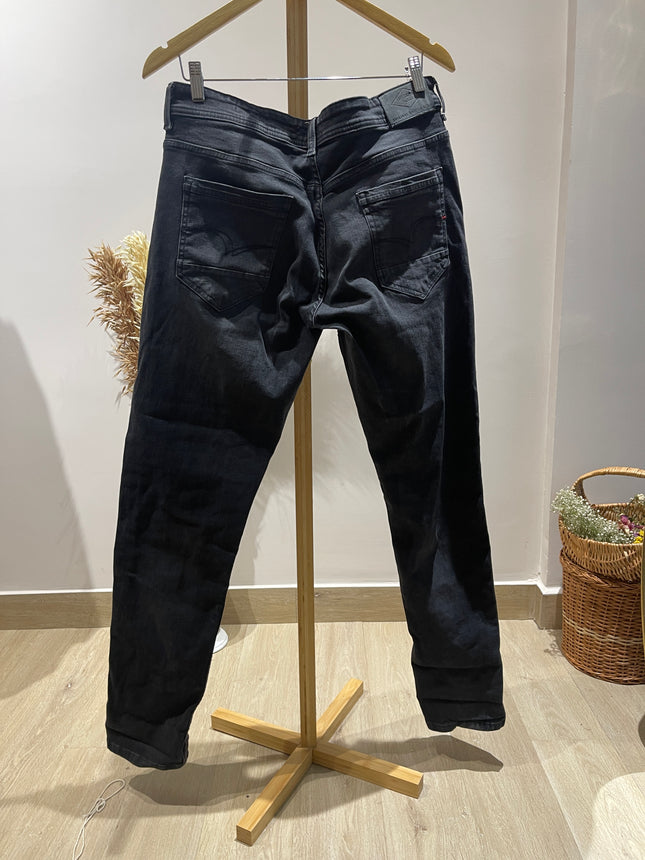 LEE COOPER Men's Regular Fit Black Jeans - M Size