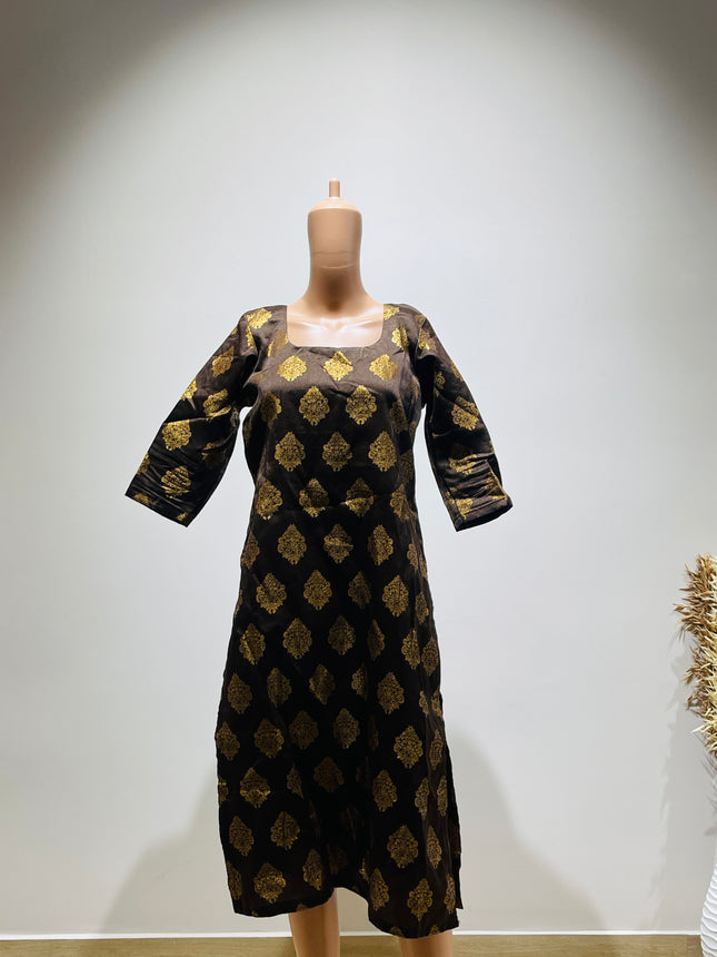 Womens Brown Kurta - L Size
