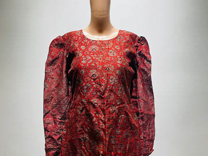 SANGISATHI Womens Brown Floral Printed Kurta - M Size