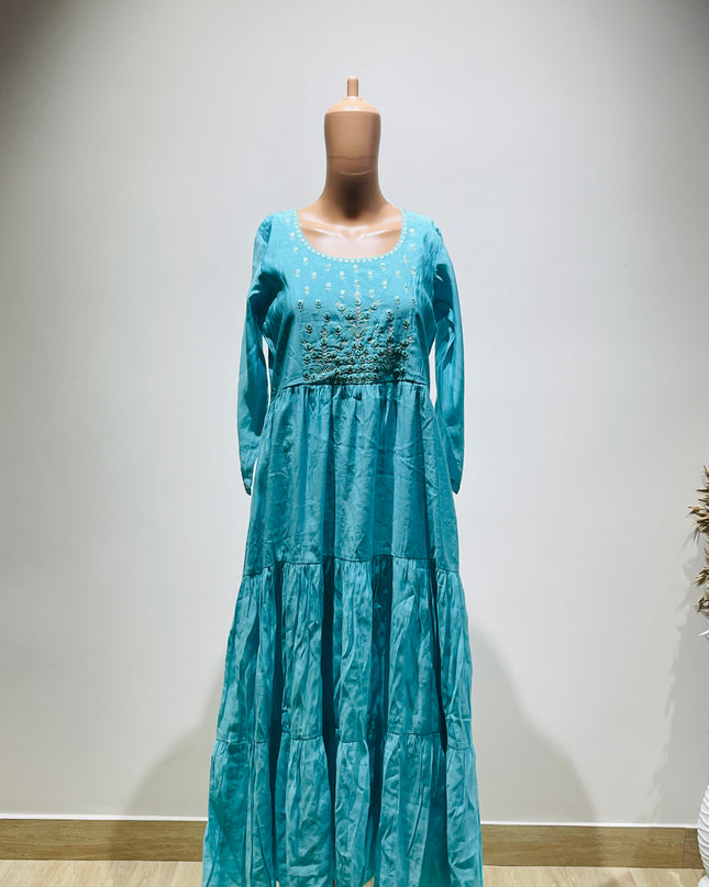 ALINE Womens Sky Blue Kurta - L Size