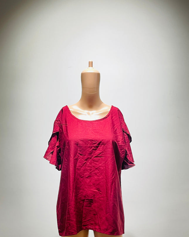 OOMPH Womens Magenta Top - XXXL Size