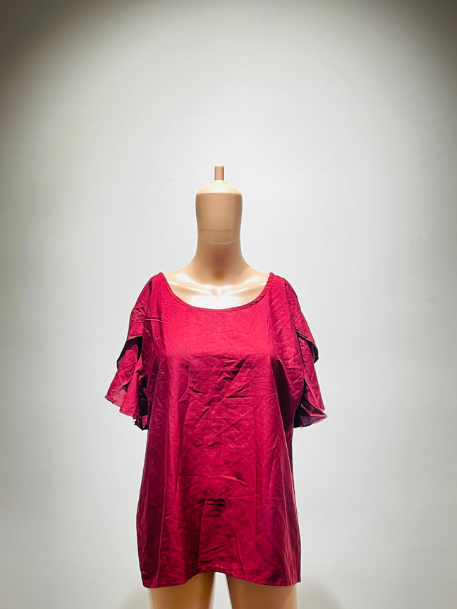 OOMPH Womens Magenta Top - XXXL Size