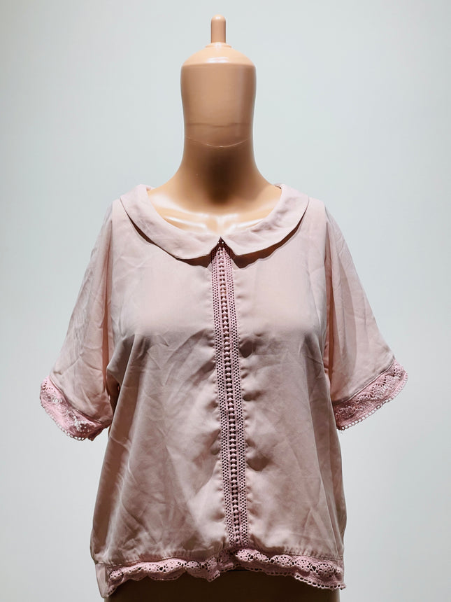FIG Womens Pink Top - XL Size