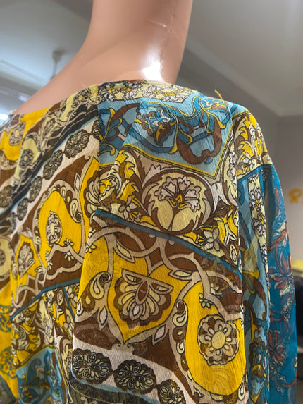 RUHAAN'S Women's Casual Yellow Dress - S Size