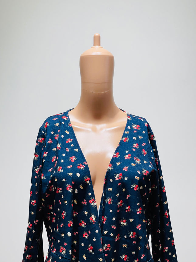Womens Floral Printed Top - XL Size