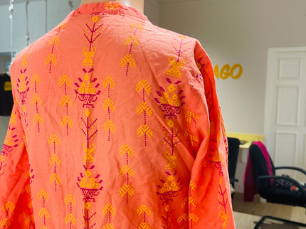 MAX Printed Pink Kurta - M Size