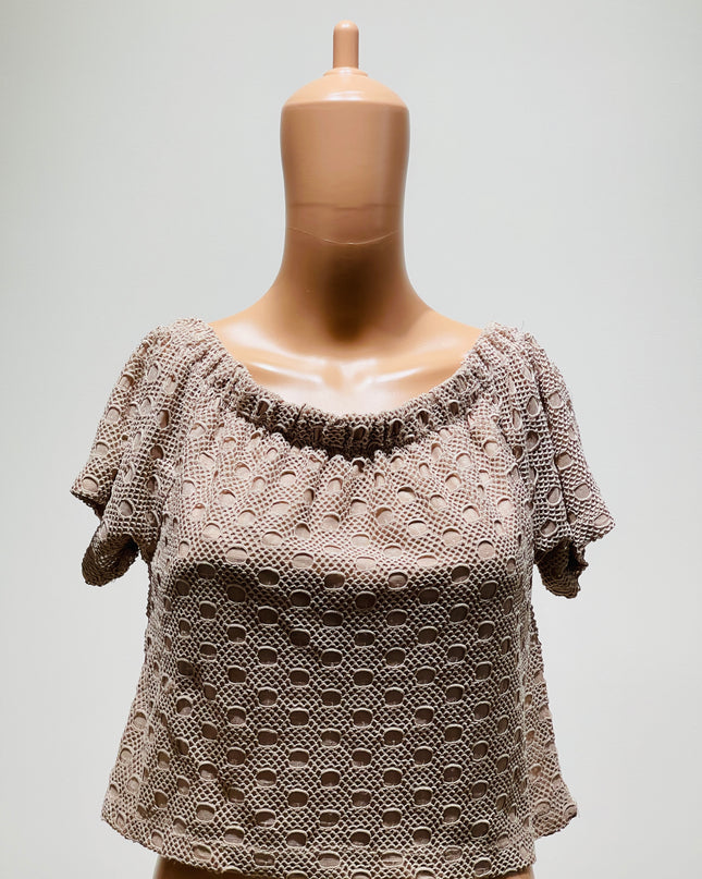 NUON Womens Light Pink Croptop - M Size