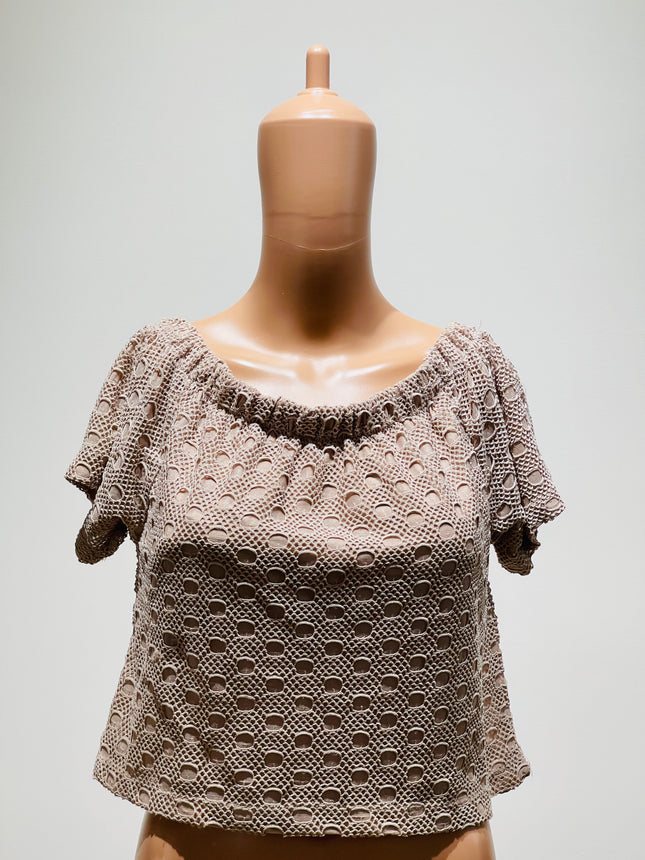 NUON Womens Light Pink Croptop - M Size