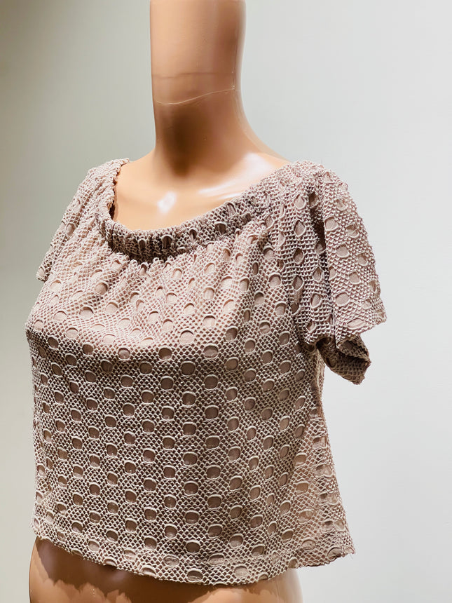 NUON Womens Light Pink Croptop - M Size