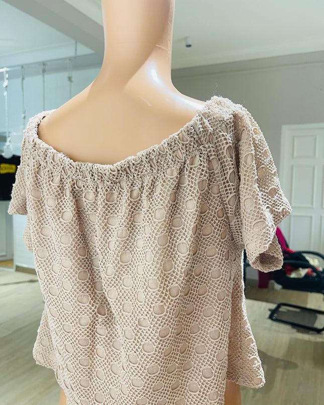 NUON Womens Light Pink Croptop - M Size