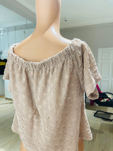 NUON Womens Light Pink Croptop - M Size