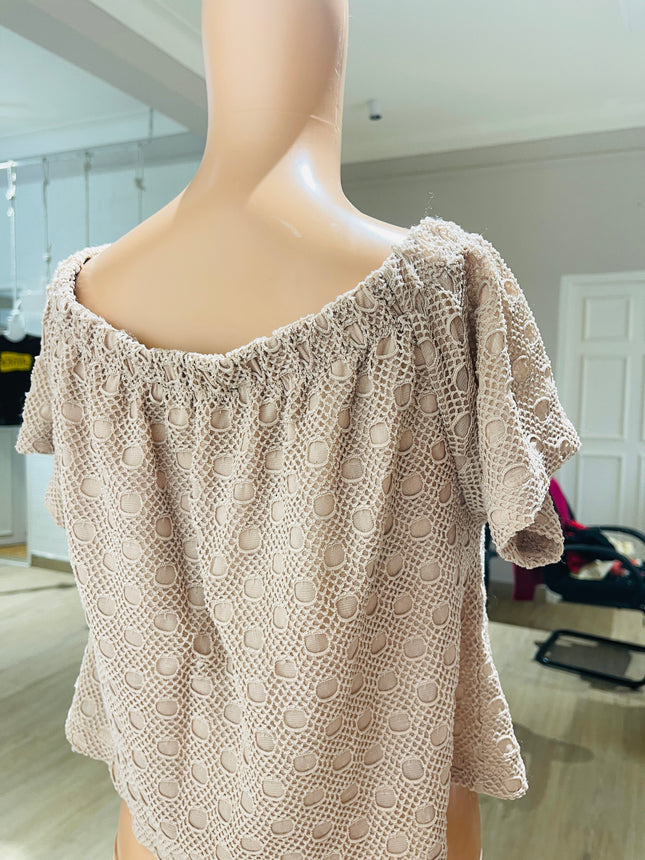 NUON Womens Light Pink Croptop - M Size