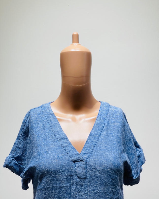 M&S Womens Denim Blue Top - S Size