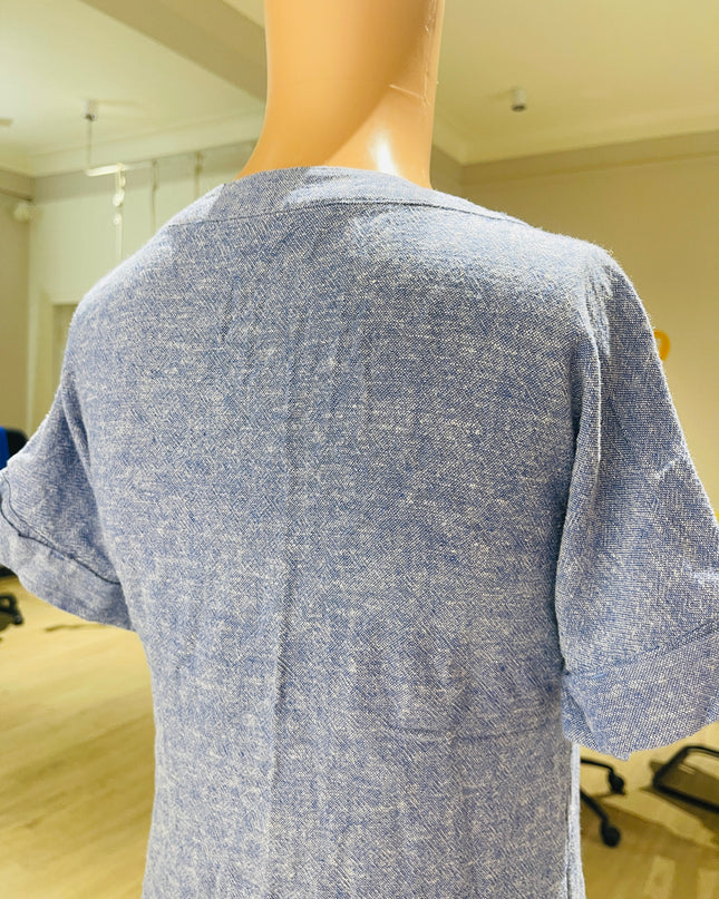 M&S Womens Denim Blue Top - S Size