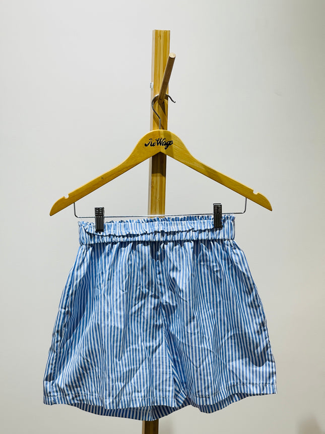 Womens Striped Blue and White Shorts - M Size
