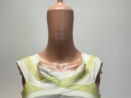 Women's Round Neck Green bodycon Dress - S Size
