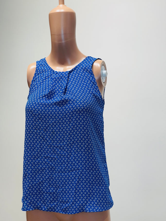 FOREVER21 Women's Casual Blue Top - S Size