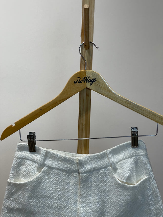 ZARA Women's Casual White Shorts - XS Size
