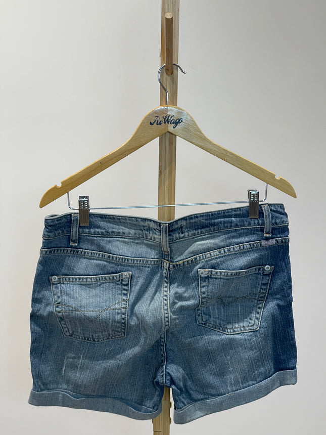 BOOTCUT Women's Casual Dark Blue Shorts - M Size